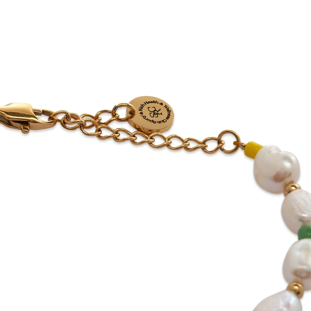 Sporty & Rich Healthy Pearl & Bead Bracelet - Image 2