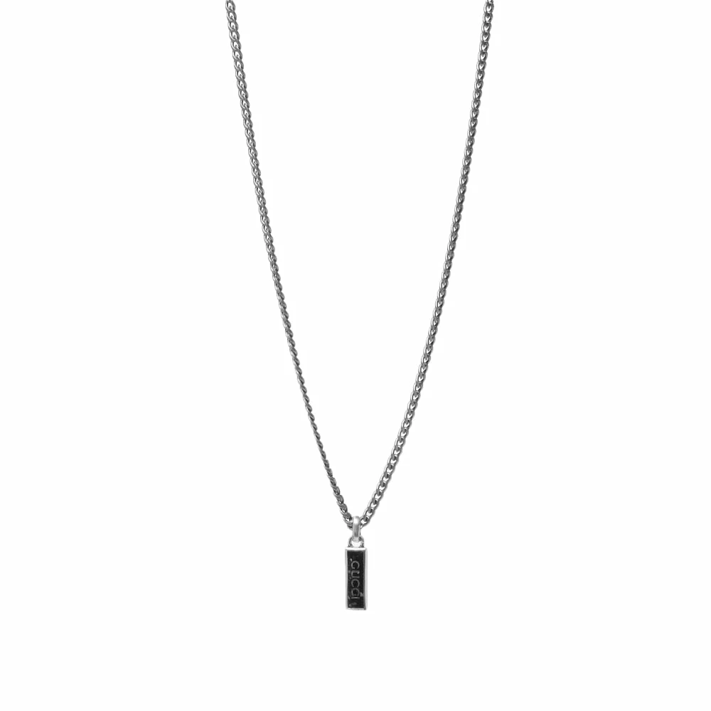 Gucci Jewellery Gucci Tag Enamel Necklace