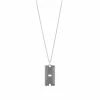 Heron Preston Razor Blade Necklace