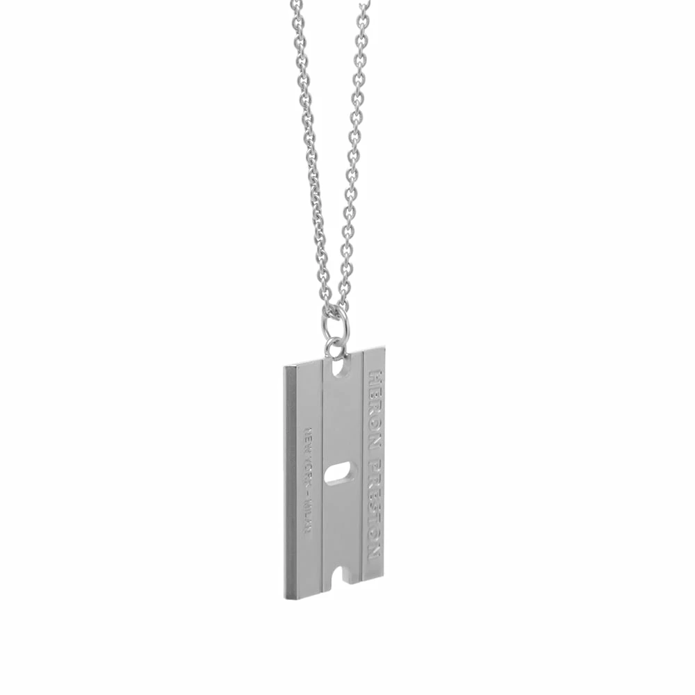 Heron Preston Razor Blade Necklace - Image 2