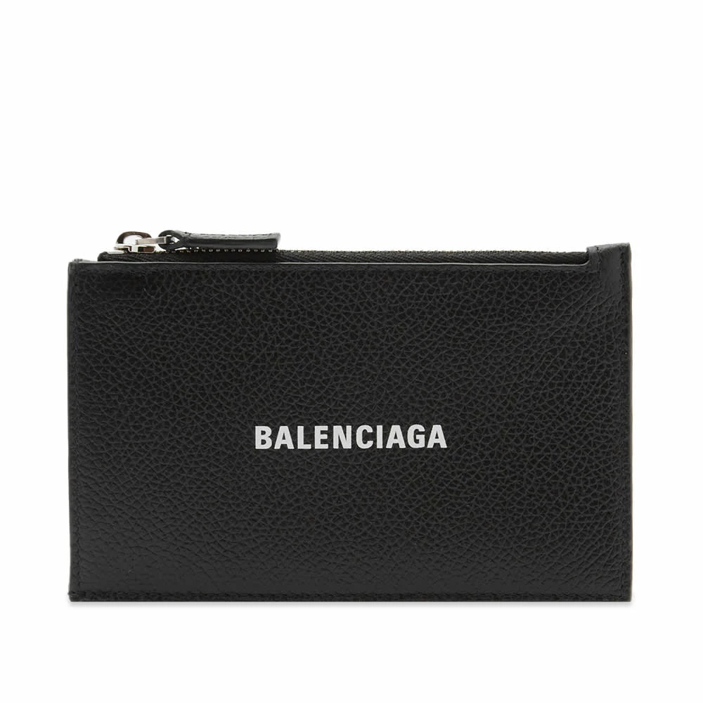 Balenciaga Logo Zip Cardholder
