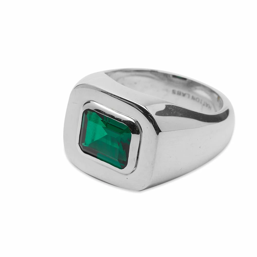 Hatton Labs Emerald Cut Signet Ring - Image 3