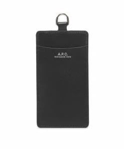 A.P.C. A Logo Strap Card Holder