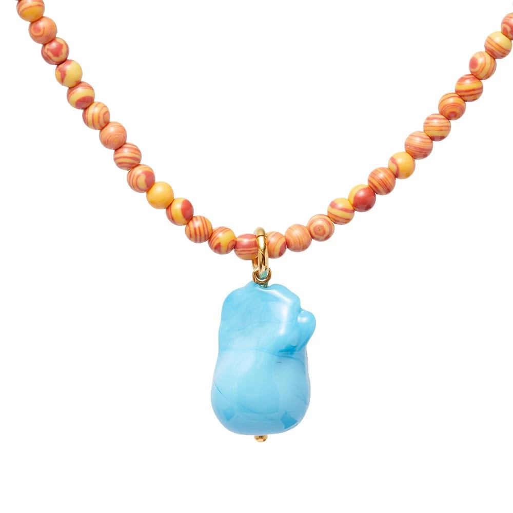 Timeless Pearly Beaded Pearl Necklace - Image 2