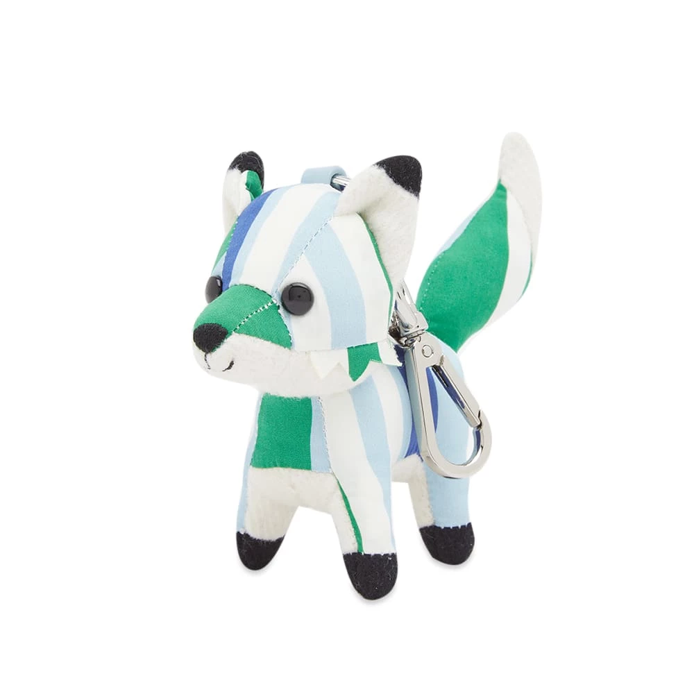 Maison Kitsune Small Stripes Fox Bag Charm - Image 2