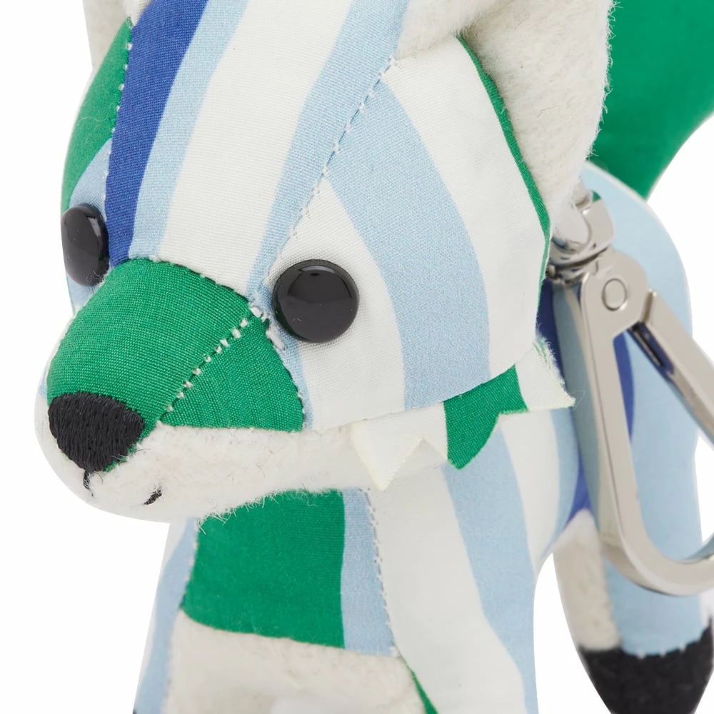 Maison Kitsune Small Stripes Fox Bag Charm - Image 3