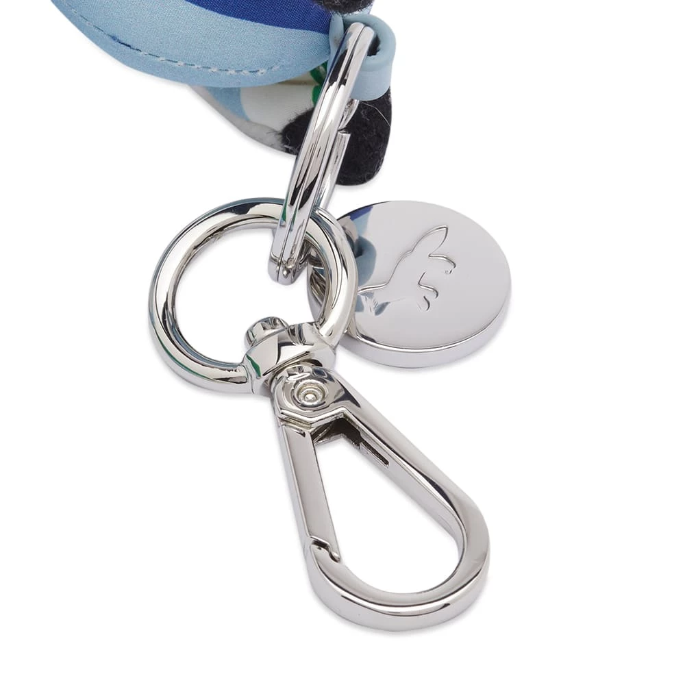 Maison Kitsune Small Stripes Fox Bag Charm - Image 4