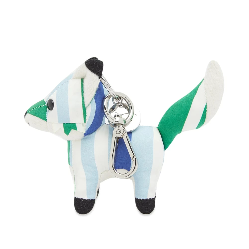 Maison Kitsune Small Stripes Fox Bag Charm