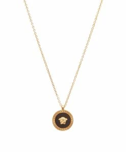 Versace Small Medusa Medallion Necklace