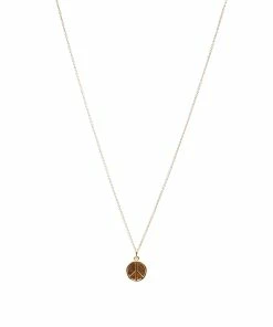 Needles Peace Gold Plated Pendant