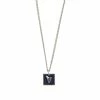 A.P.C. A Plaque Necklace