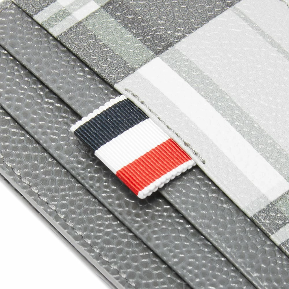 Thom Browne Madras Check Card Holder - Image 4