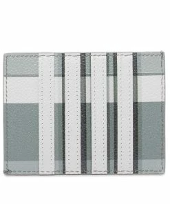 Thom Browne Madras Check Card Holder