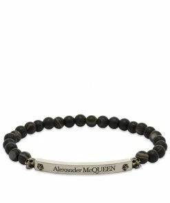 Alexander McQueen Skull & Beads Bracelet