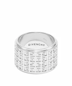Givenchy 4G Logo Engraved Ring
