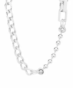 Heron Preston Multichain Square Necklace