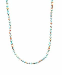 Mikia Marble Beaded Necklace