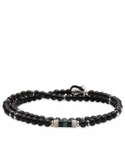 Mikia Double-Wrap Beads Bracelet