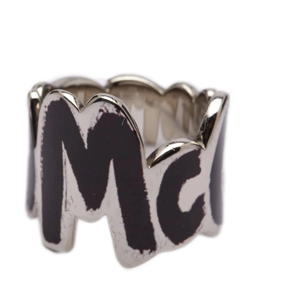 Alexander McQueen Graffitti Logo Ring - Image 3