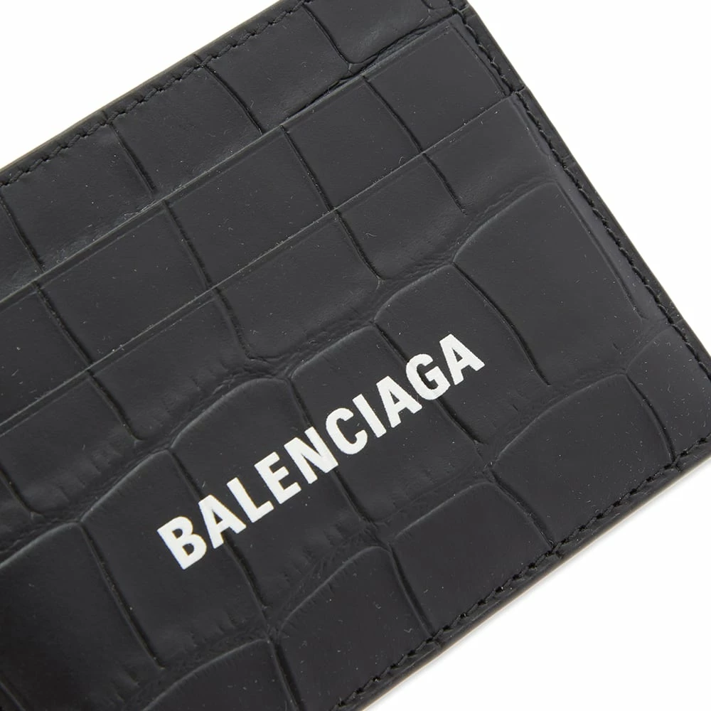 Balenciaga Croc Embossed Logo Card Holder - Image 3