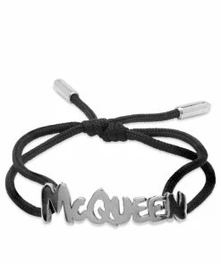 Alexander McQueen Grafitti Logo Freindship Bracelet