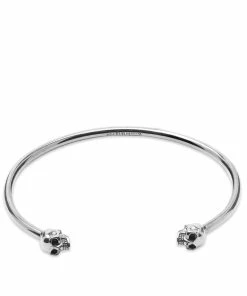 Alexander McQueen Twin Skull Bracelet