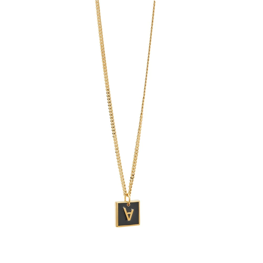 A.P.C. A Plaque Necklace