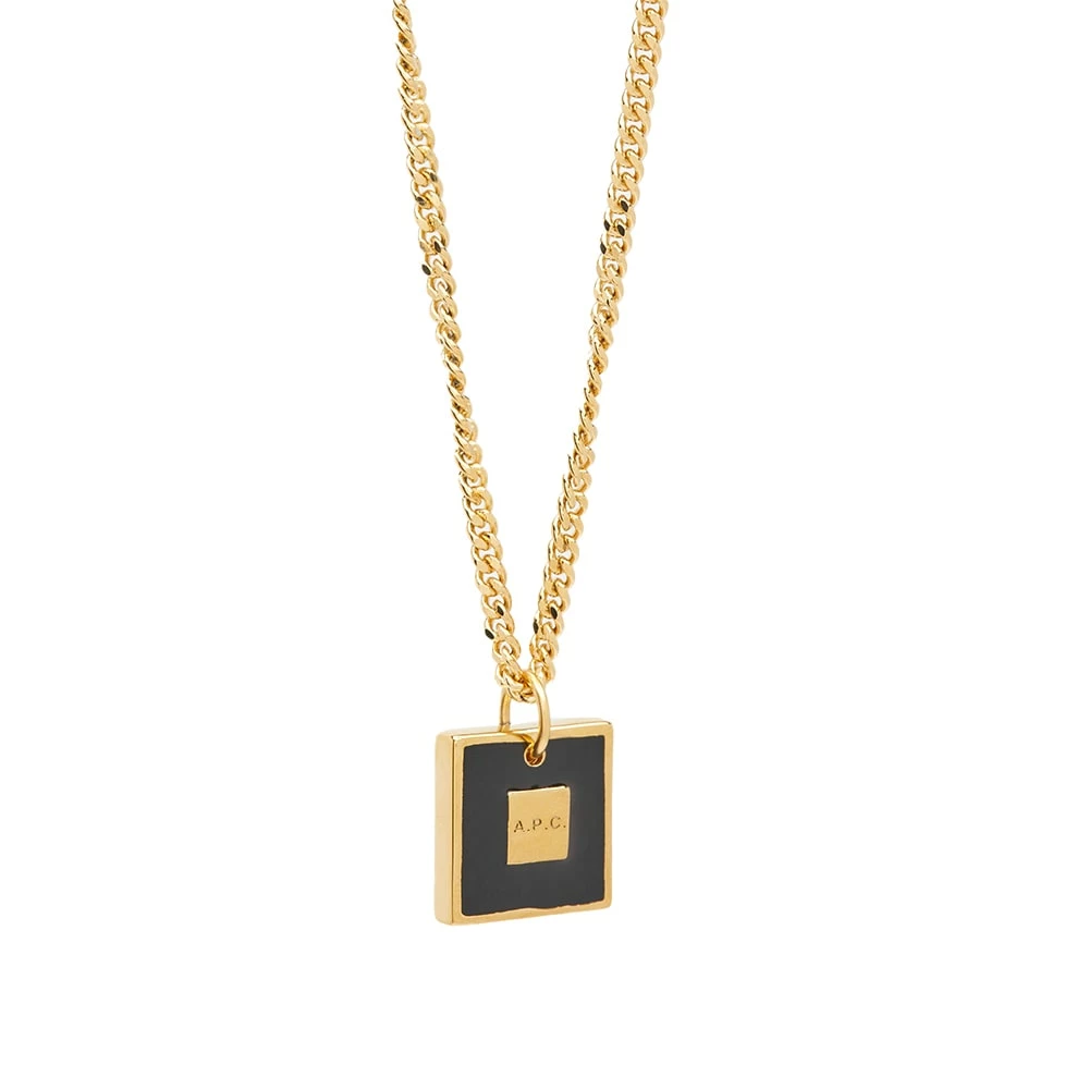 A.P.C. A Plaque Necklace - Image 2