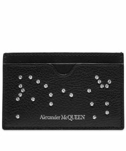 Alexander McQueen Studded Skull Card Holder