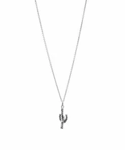 Saint Laurent Cactus Pendant Necklace