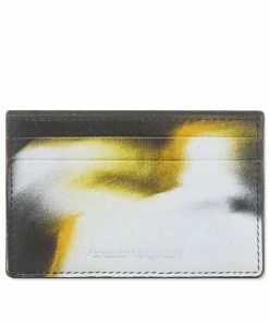 Alexander McQueen Abstract Print Card Holder