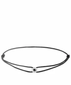 Le Gramme Maillon Polished Cord Bracelet