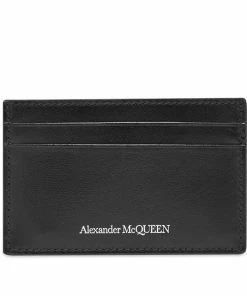 Alexander McQueen Leather Logo Card Holder